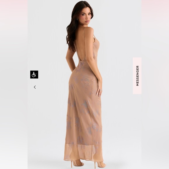 GABRIELLE IRIDESCENT CAFE AU LAIT MAXI DRESS
House of CB - Picture 2 of 6
